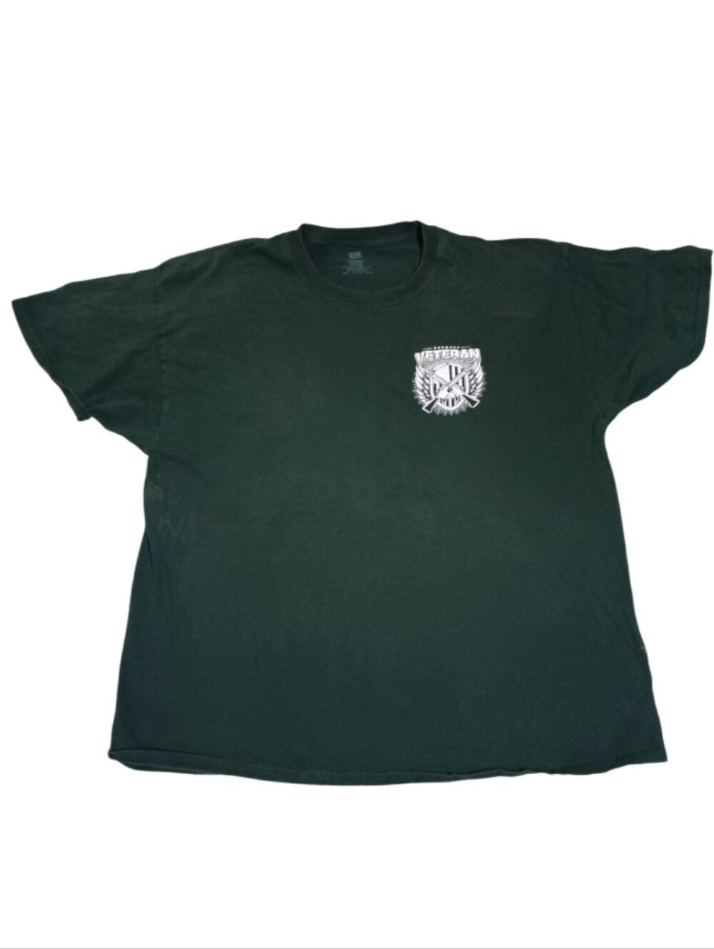 Veteran Graphic Tee - Black Patriotic Print